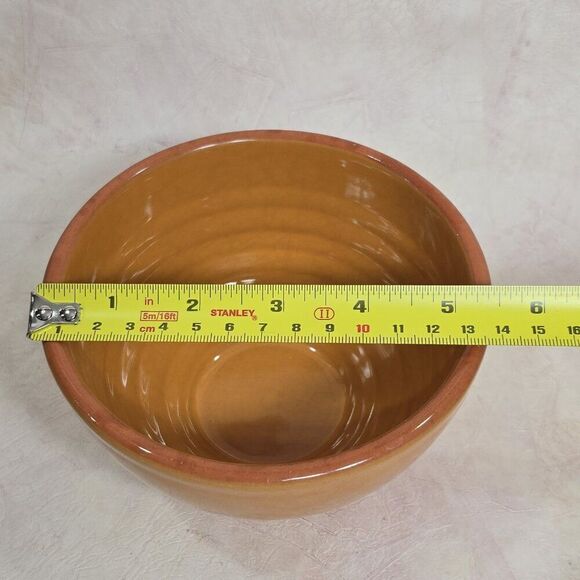 Bobby Flay 5.5" D Bowl Stoneware  Made in Portugal Orange - Picture 2 of 7
